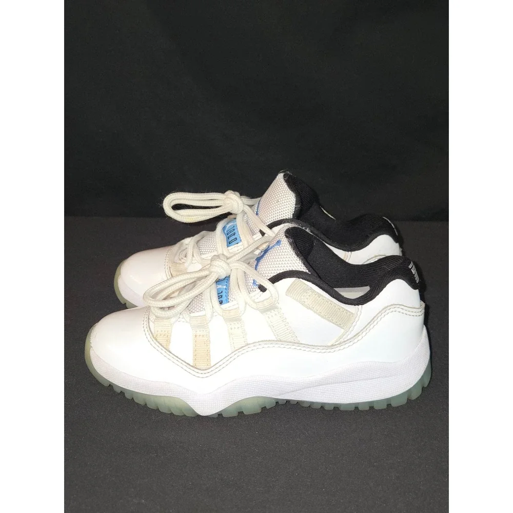 Air Jordan 11 Retro‎ Low Legend Blue Little Kids Shoes Size 11C 505835 117